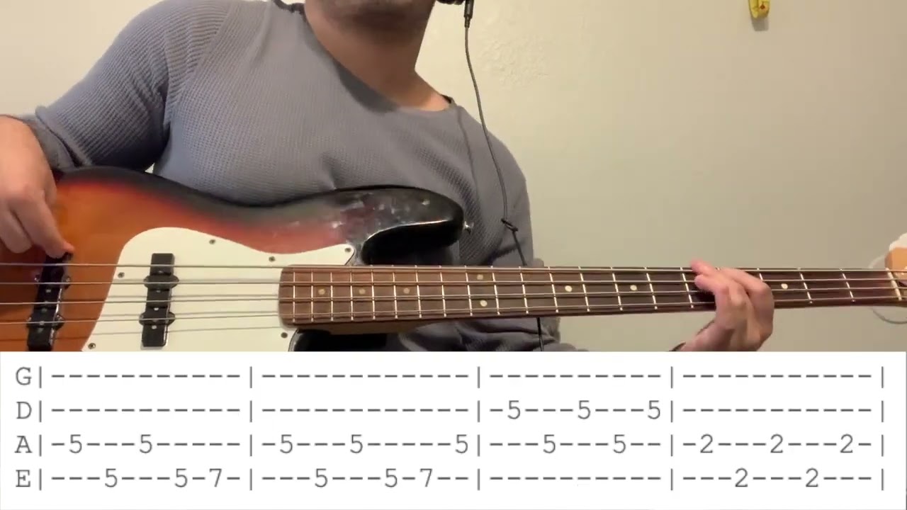 Minutemen - Corona [Bass Cover with Tabs]