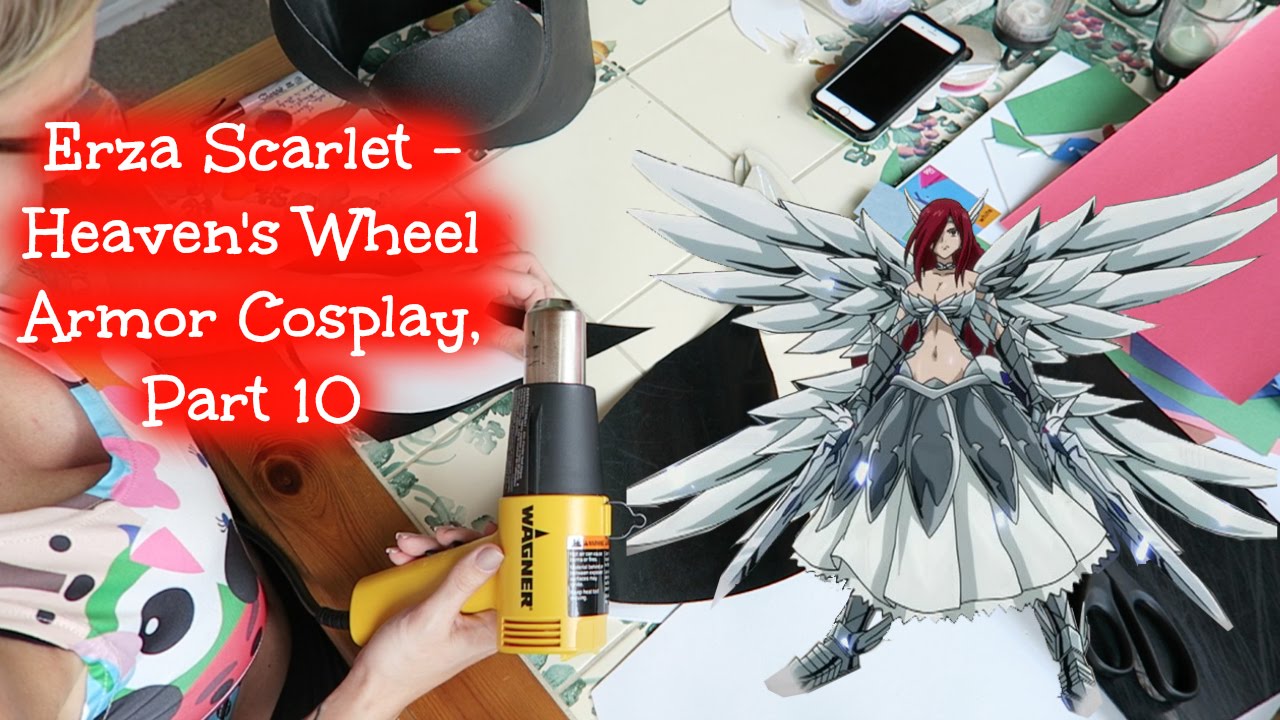Erza Scarlet Heaven's Wheel Armor Cosplay, Part 10