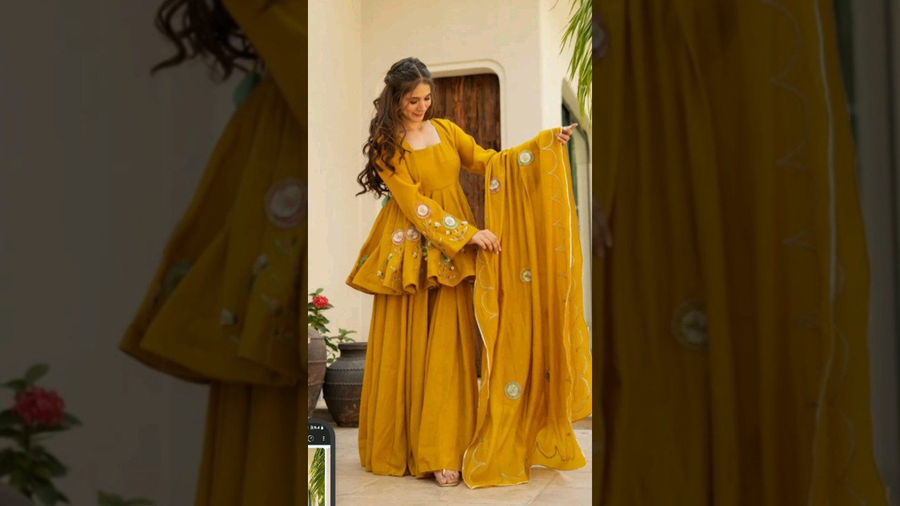 trendy Anarkali kurti cutting and stitching/anarkali dress cutting/Anarkali suit/umbrella frock✨️