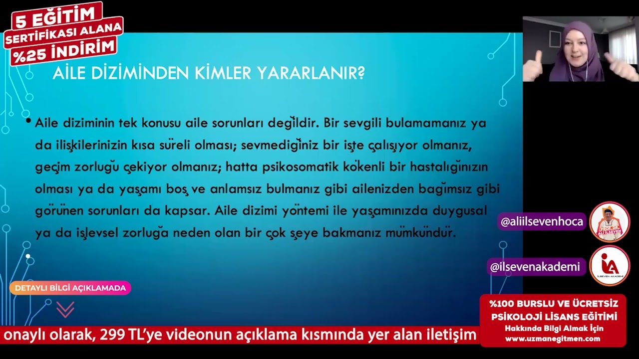 İLSEVEN AKADEMİ - AİLE DİZİMİ EĞİTİMİ (1.BÖLÜM)