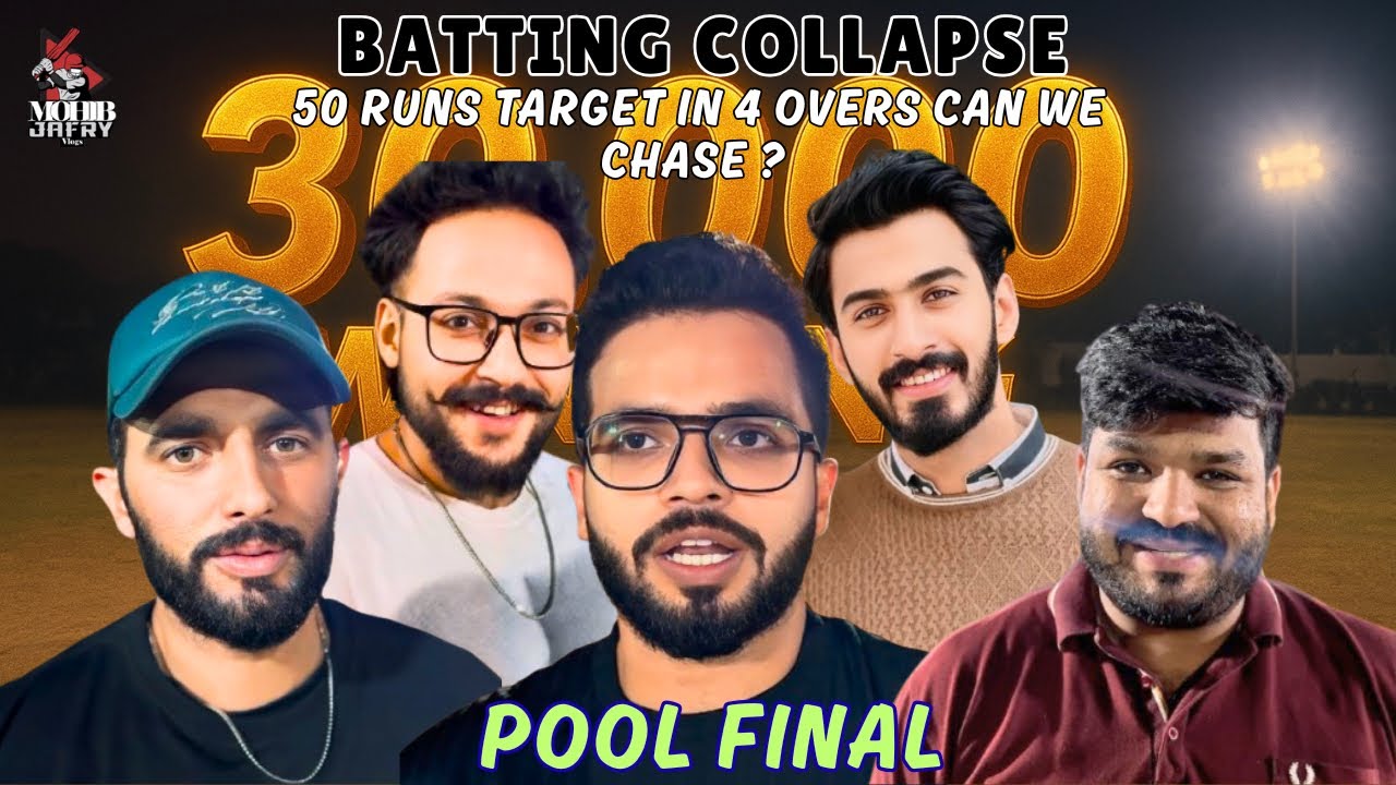 Unexpected Catches By Qadir Kashmiri 😱 Batting collapse in Pool Final 😭