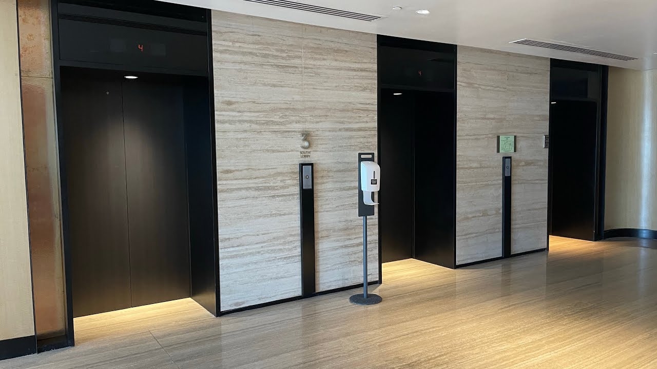 Mitsubishi elevator at Conrad Manila, Pasay, Philippines