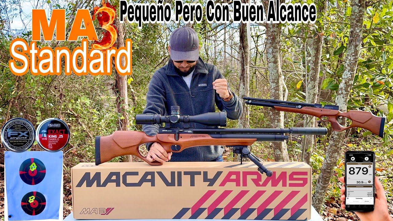 Macavity MA3 Standard .25 El Pequeño (Unboxing & Review #pcpairrifle 