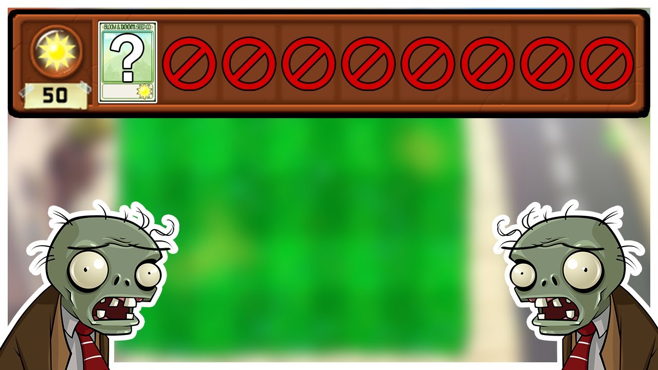 One Seed Slot Only | Plants VS. Zombies Challenge