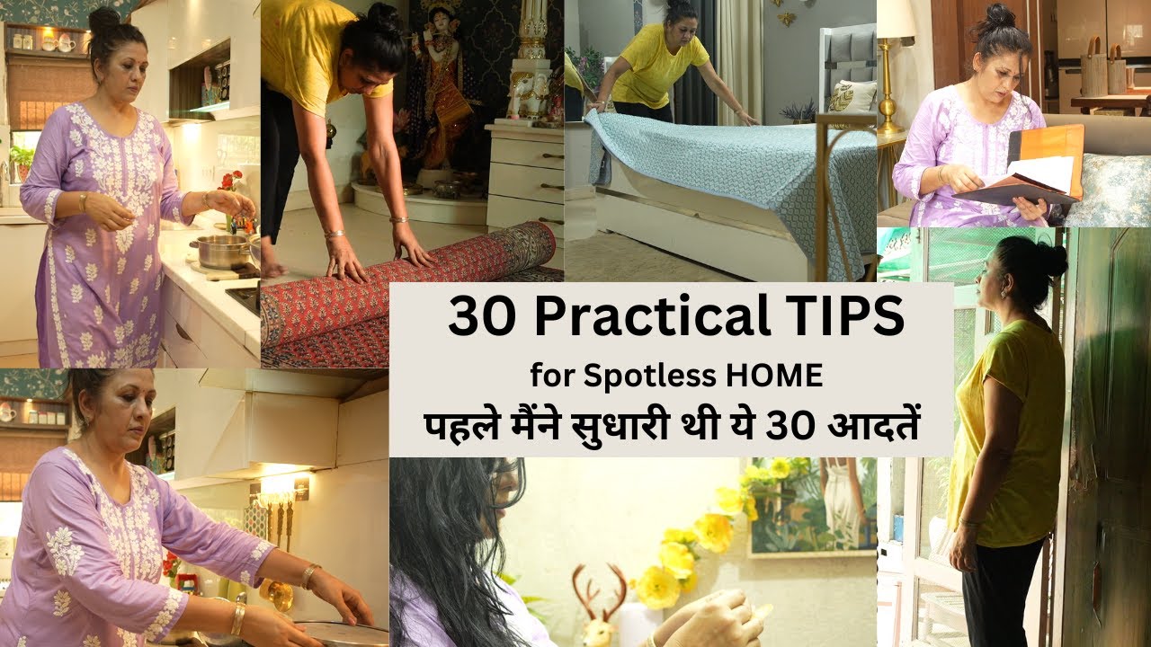 30 TIPS & Habits for a CLEAN & BEAUTIFUL HOME , Ultimate Guide to a Spotless Home , Practical Tips