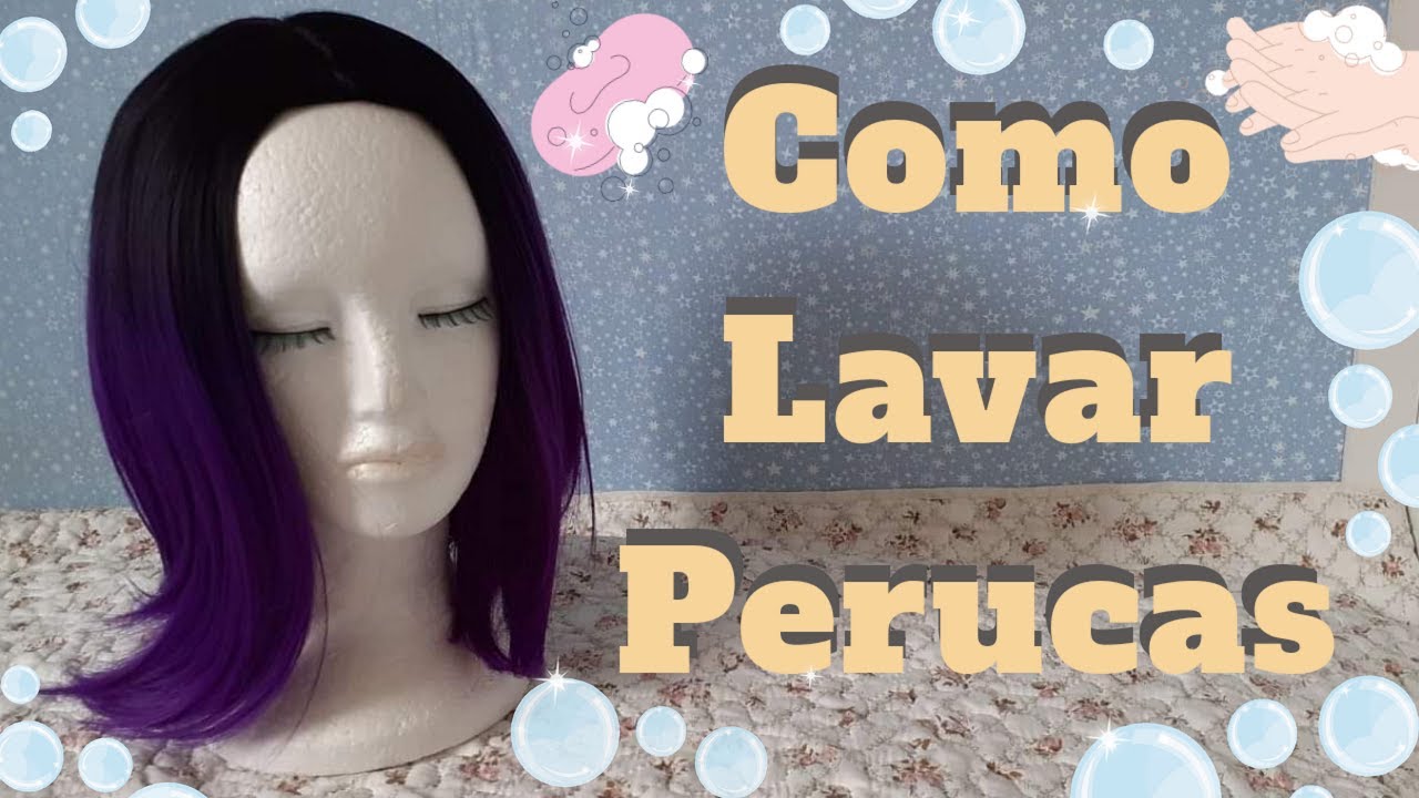 Como Lavar Perucas - Passo a Passo FACIL (Hachi Modro)