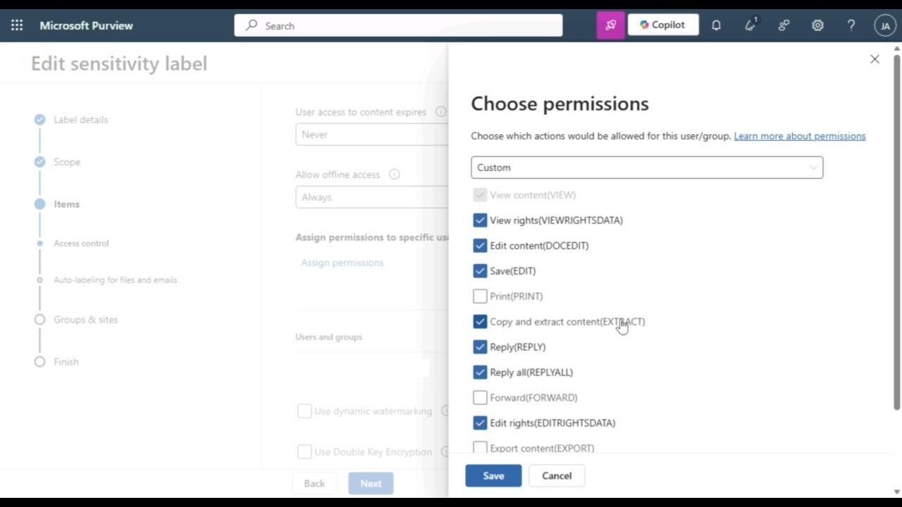 How to Configure Sensitivity Labels in Microsoft Purview to Protect Data | Copilot, ChatGPT & Gemini