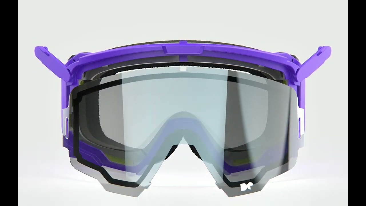 Dotphy Defender 1000 Pro Flamingo Ski Goggle
