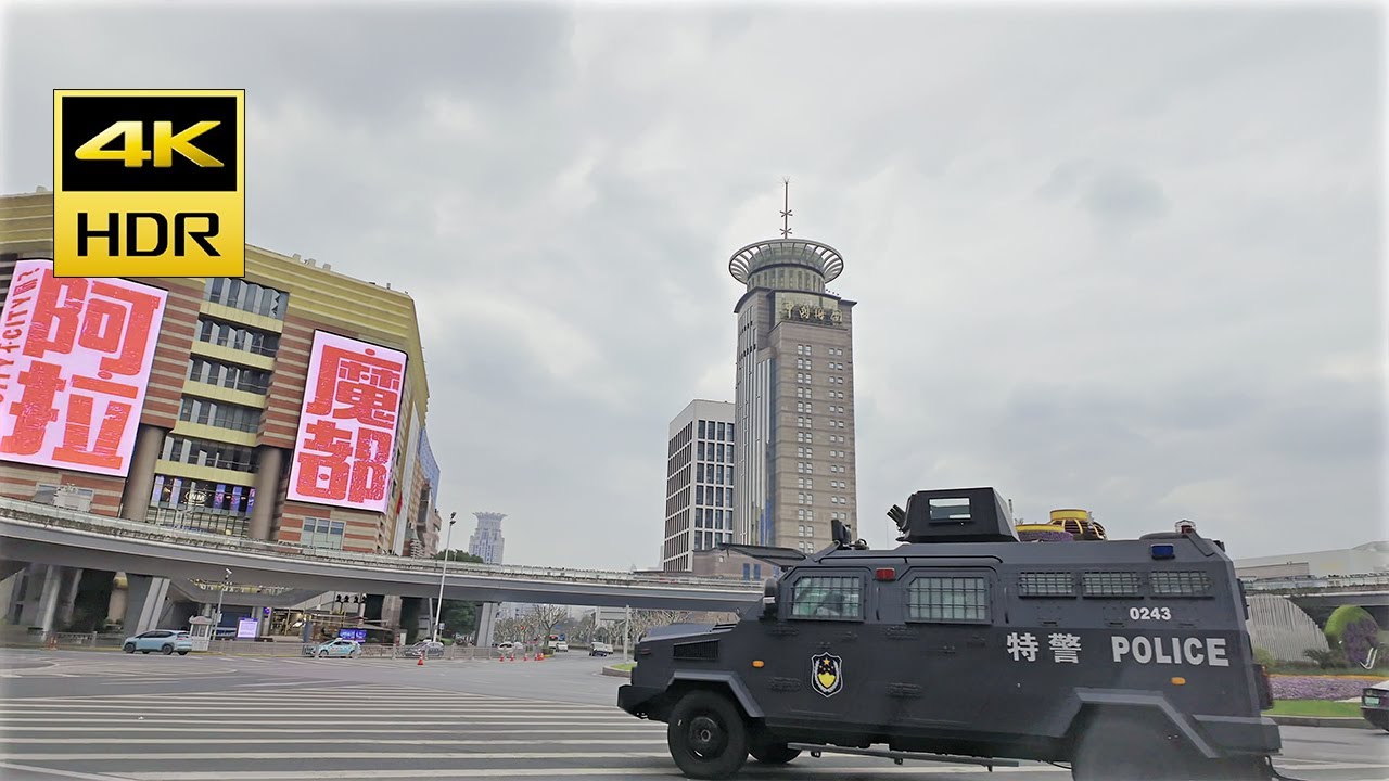 【4K HDR】【05Mar 2025】Shanghai  Drive Downtown. The Bund. Lujiazui。 外滩，陆家嘴