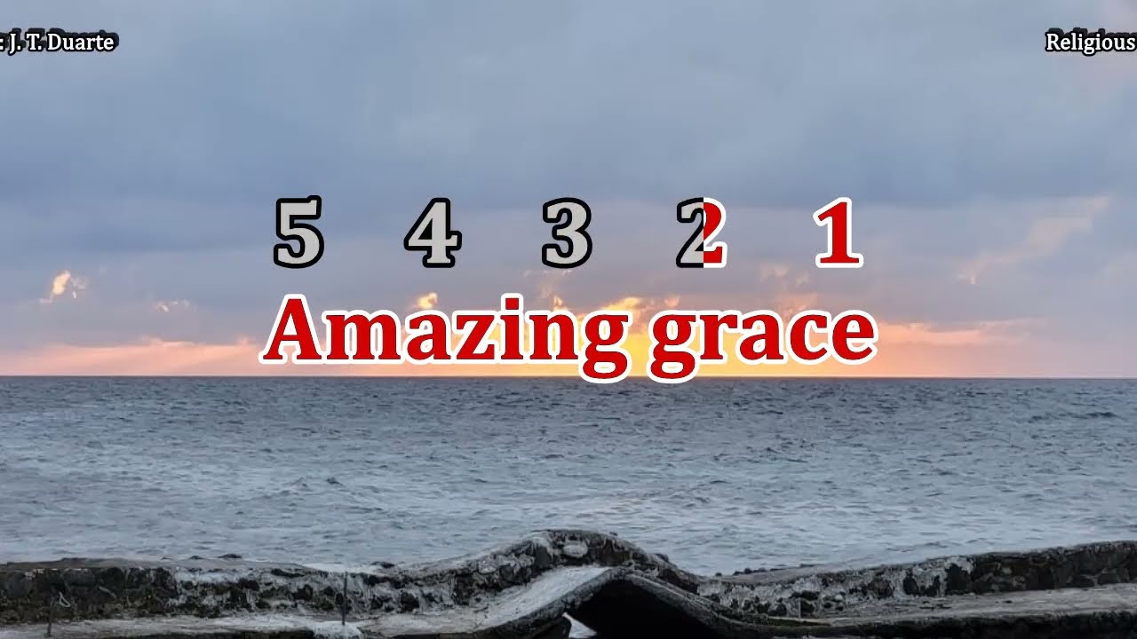 Amazing Grace/My Chains are Gone - Key of D (Karaoke)