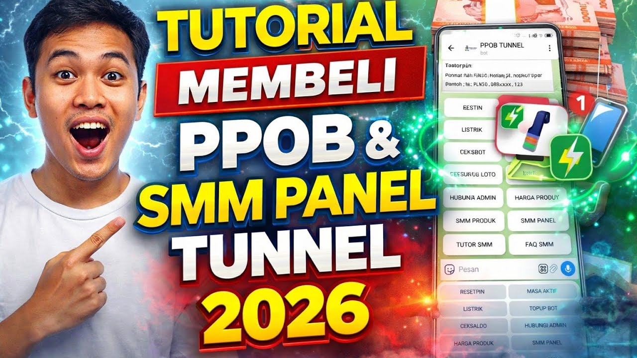 TUTORIAL MEMBELI PPOB & SMM TUNNEL 2026