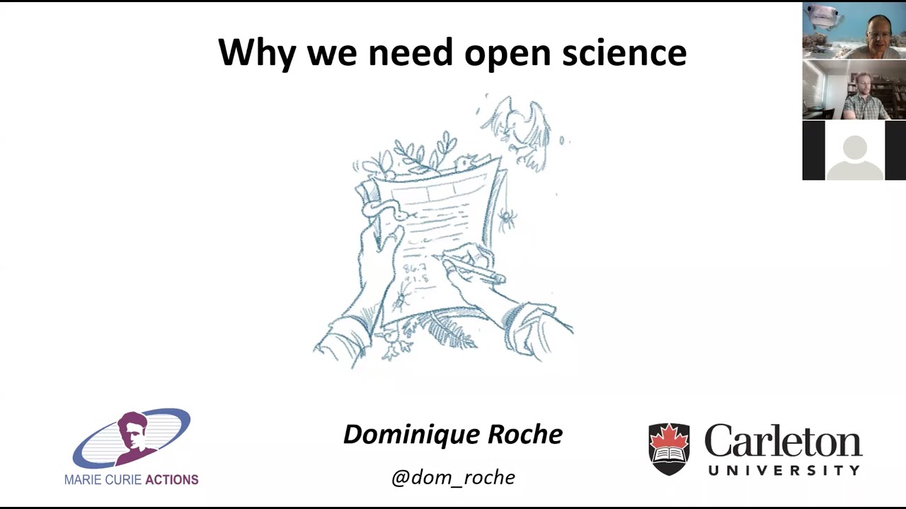 Why We Need Open Science by Dr. Dominique Roche | April 15, 2020