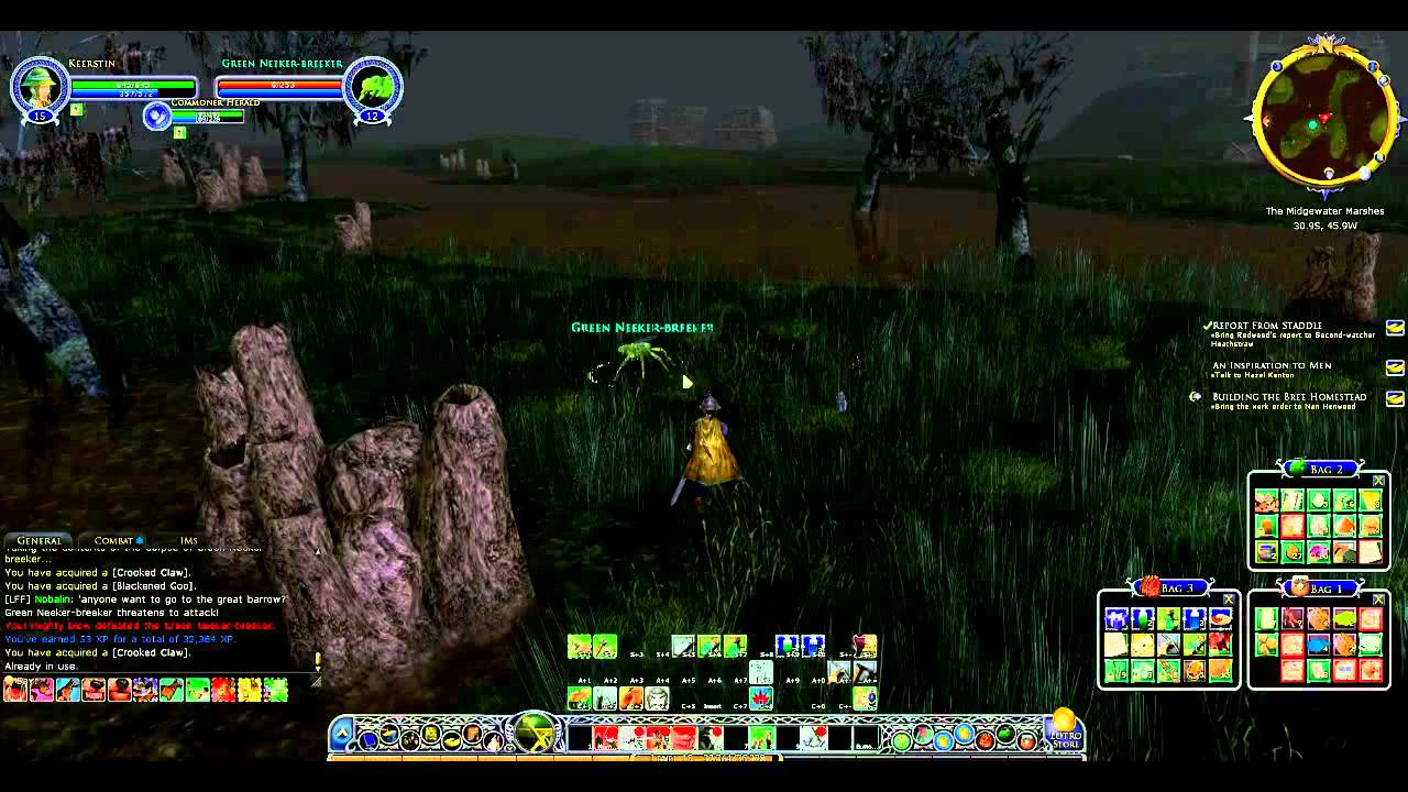 Almar's Guides - Low Level LoTRO Midgewater Swamp Farming