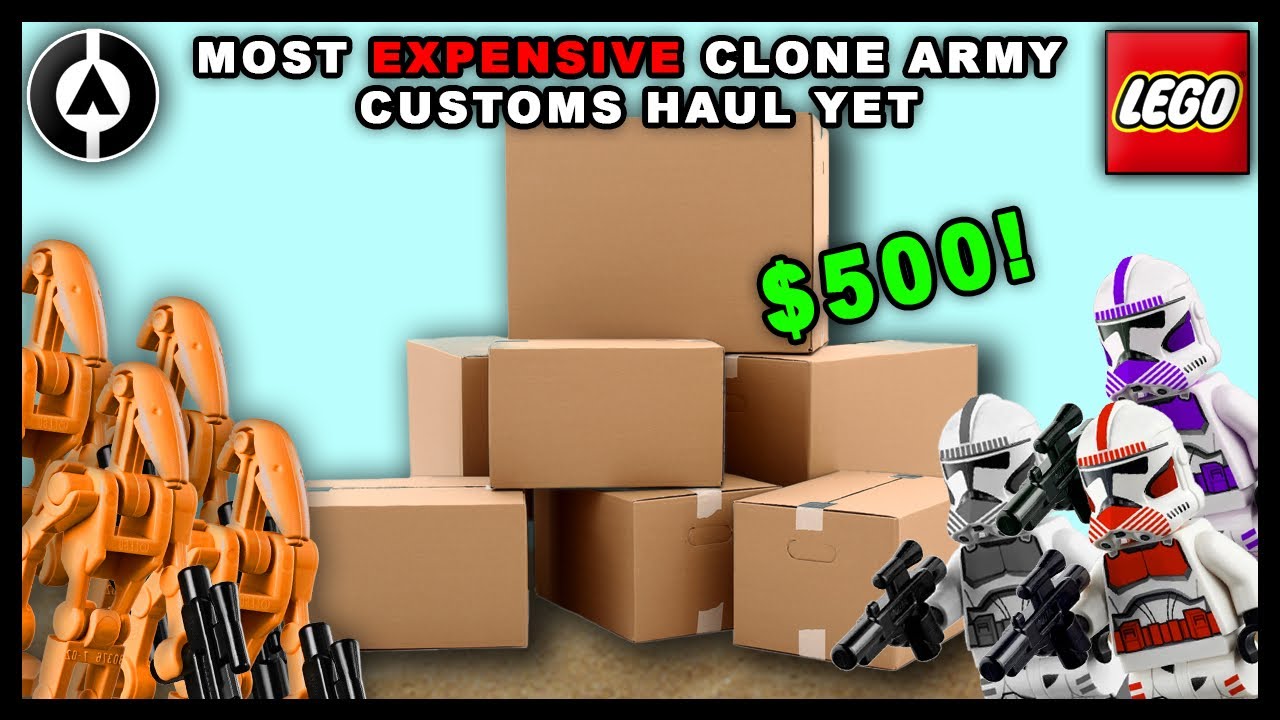 Epic May 4th $500 LEGO Star Wars Custom Minifigure Haul | Clone Army Customs 