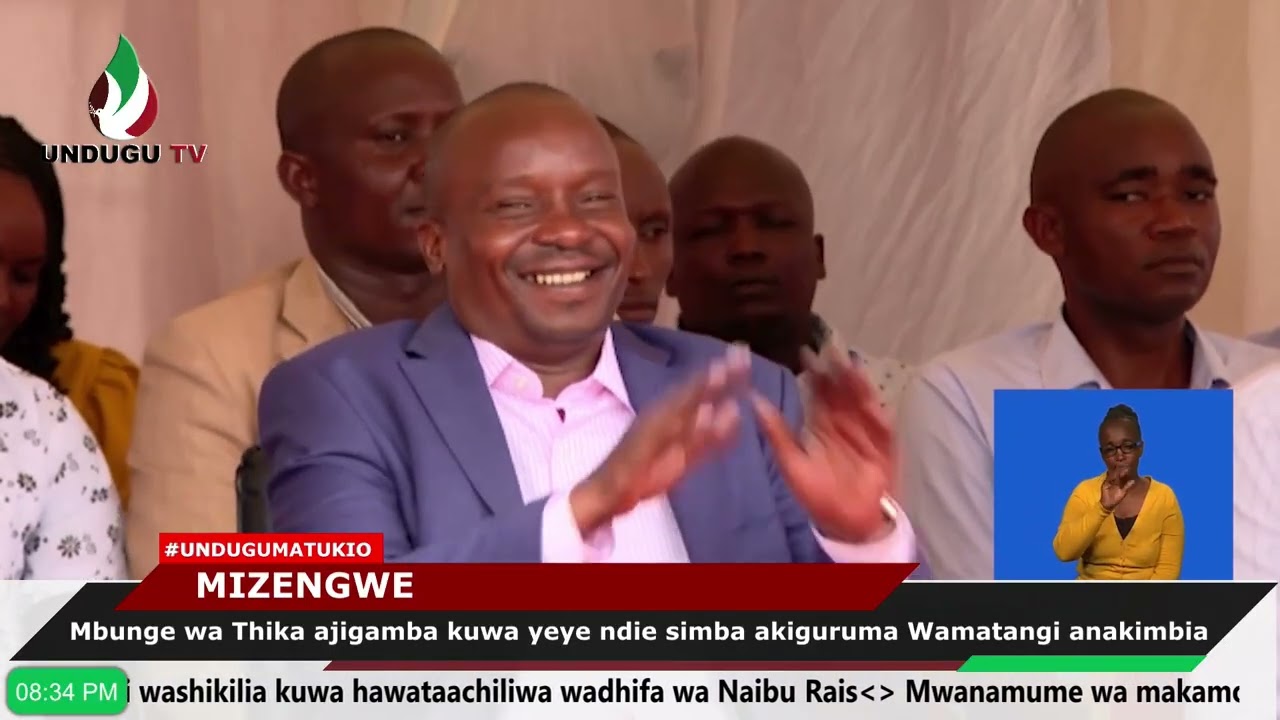 Mbunge wa Thika ajigamba kuwa yeye ndie simba akiguruma Wamatangi anakimbia