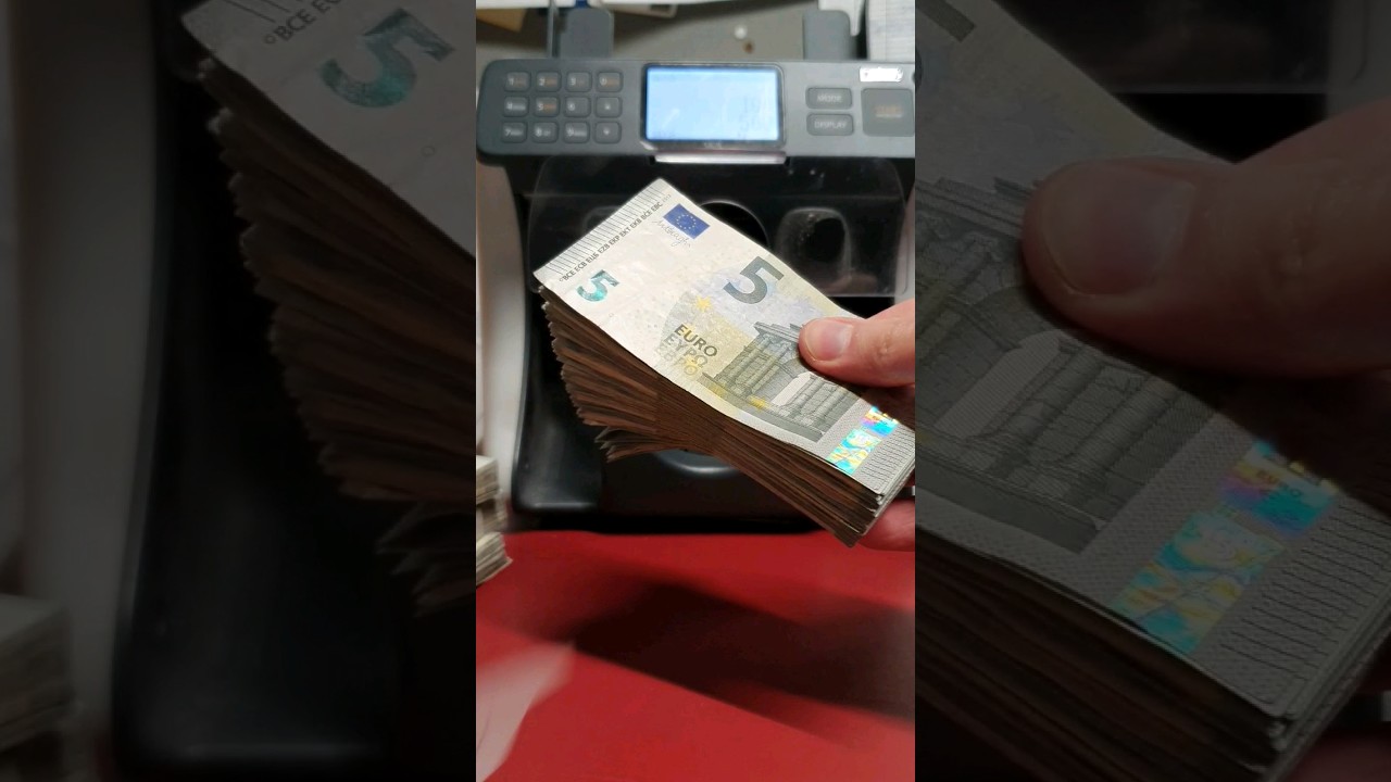 5000&euro; Unboxing (5&euro; Euro Banknotes) 💶💸
