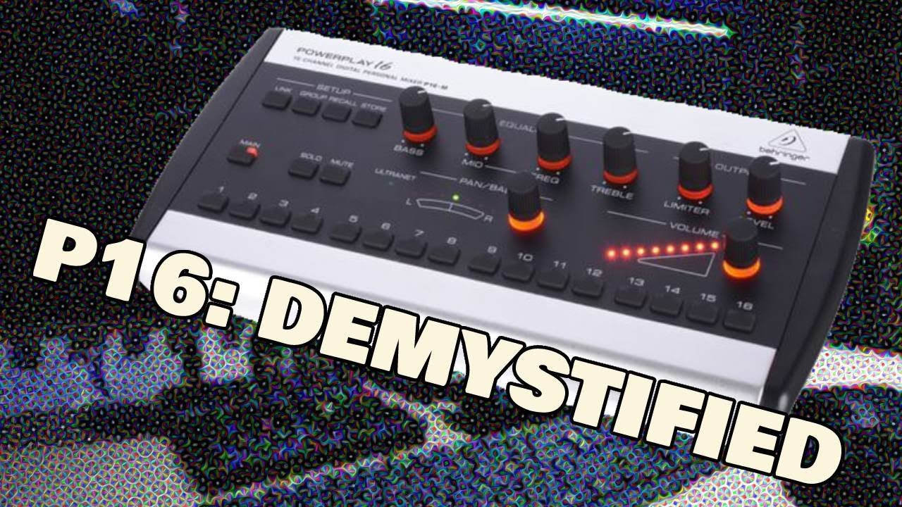 How to Use the Behringer P16 for In-Ear Monitor Mixing (Worship Team Guide)