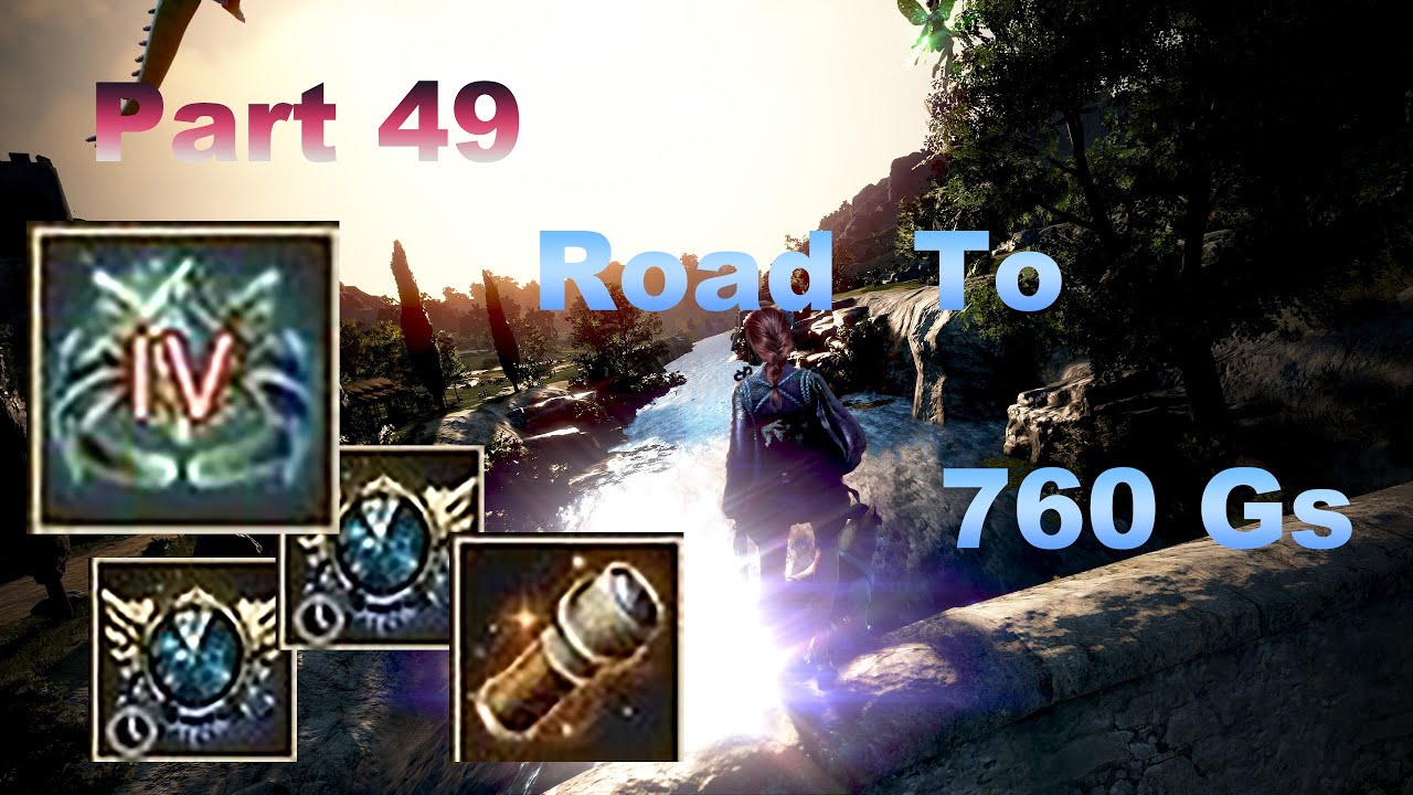 【BDO】 Black Desert -Road To 760Gs Part49:刷個德柏戒的證物，刷著刷著還會出鏡頭!!! 一次上琉德柏雷卡戒指!!!