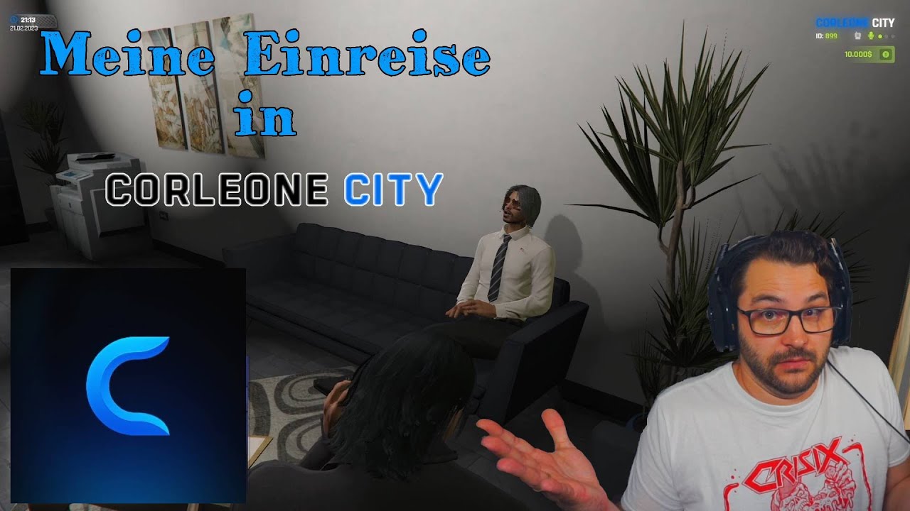 Einreise Gespräch in Corleone City