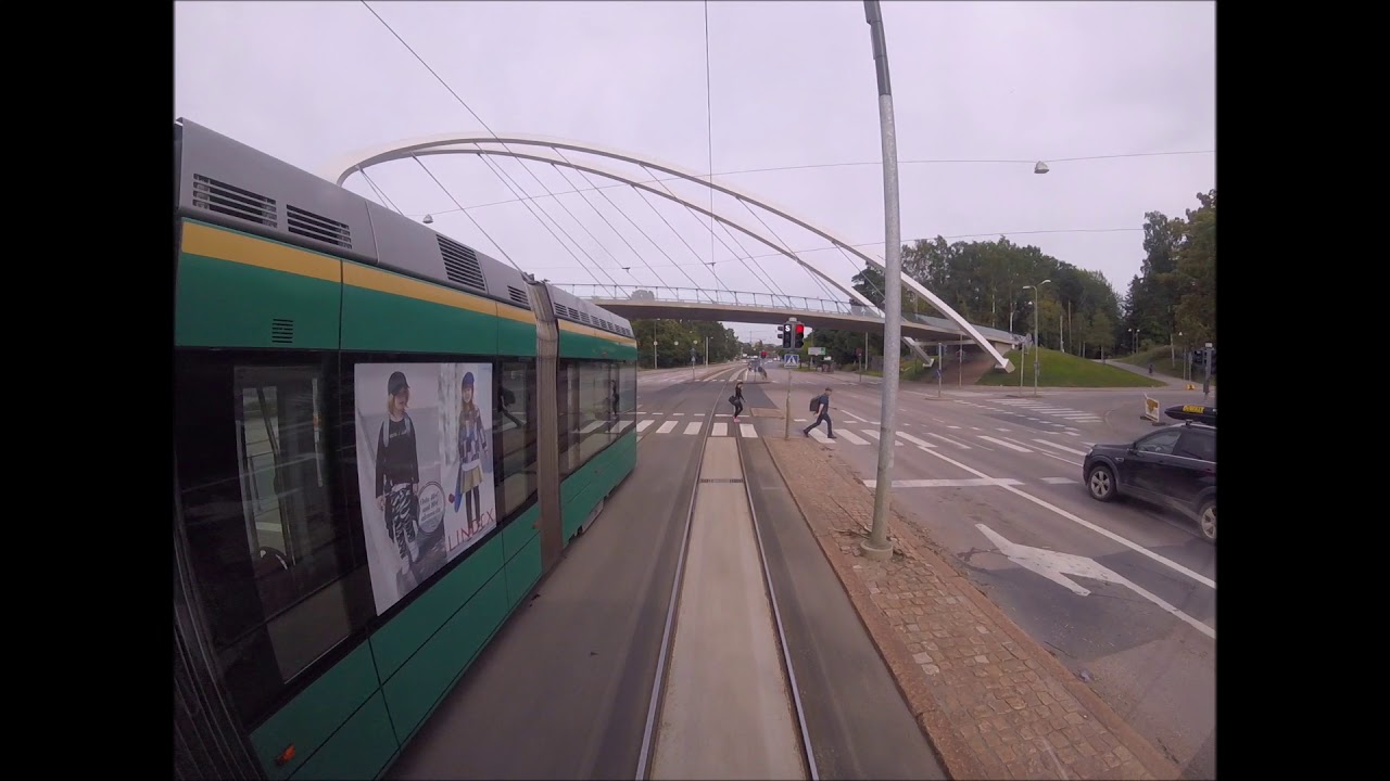 Helsingin Raitiolinja: 3 Töölö-Olympiaterminaali (2017). Helsinki Tramline: 3 (2017)