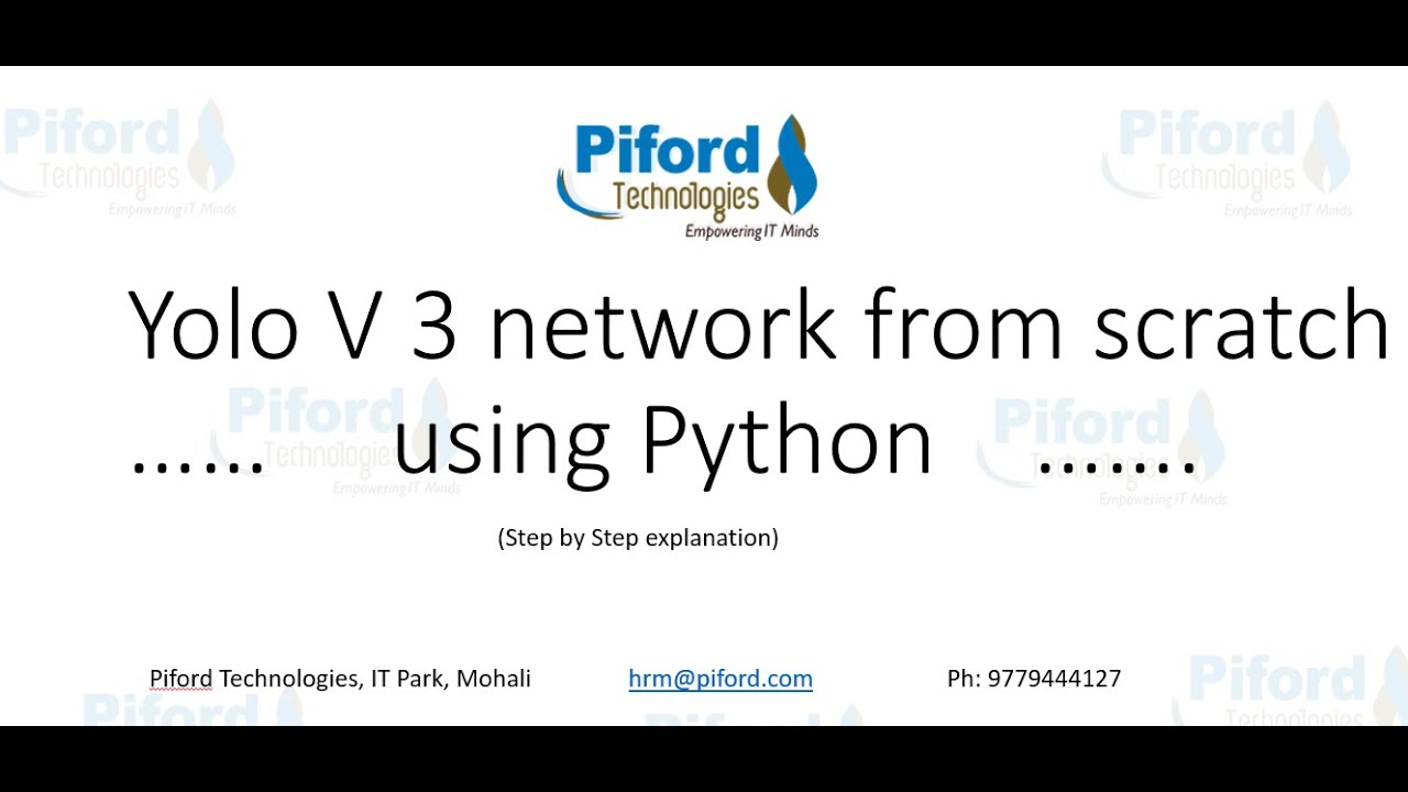 Object Detection Using Yolo  | Yolo V 3 network from scratch using Python
