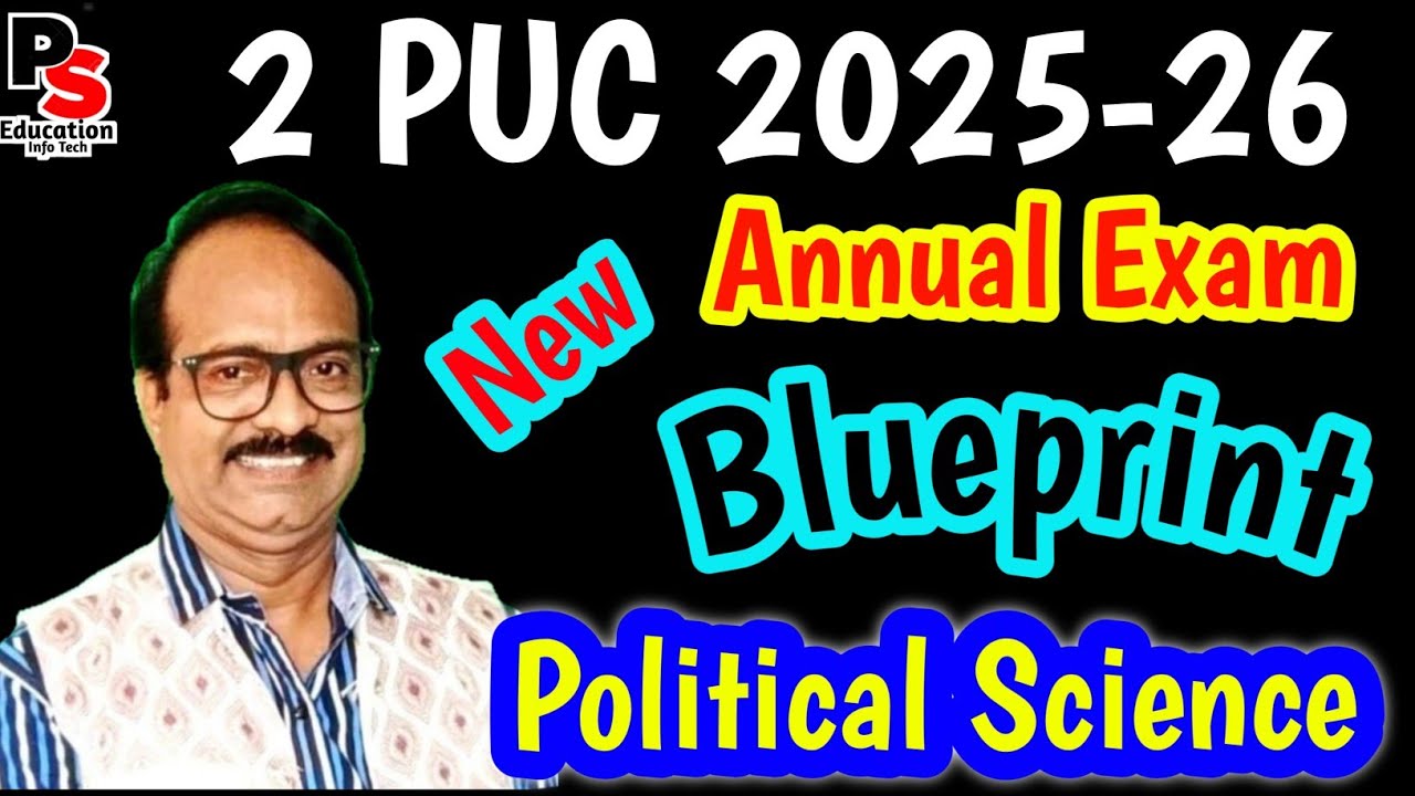 2nd PUC Political Science 2026, Blueprint, ದ್ವಿತೀಯ ಪಿಯುಸಿ ರಾಜ್ಯಶಾಸ್ತ್ರ ವಿಷಯದ ನೀಲನಕ್ಷೆ 🔥🔥,