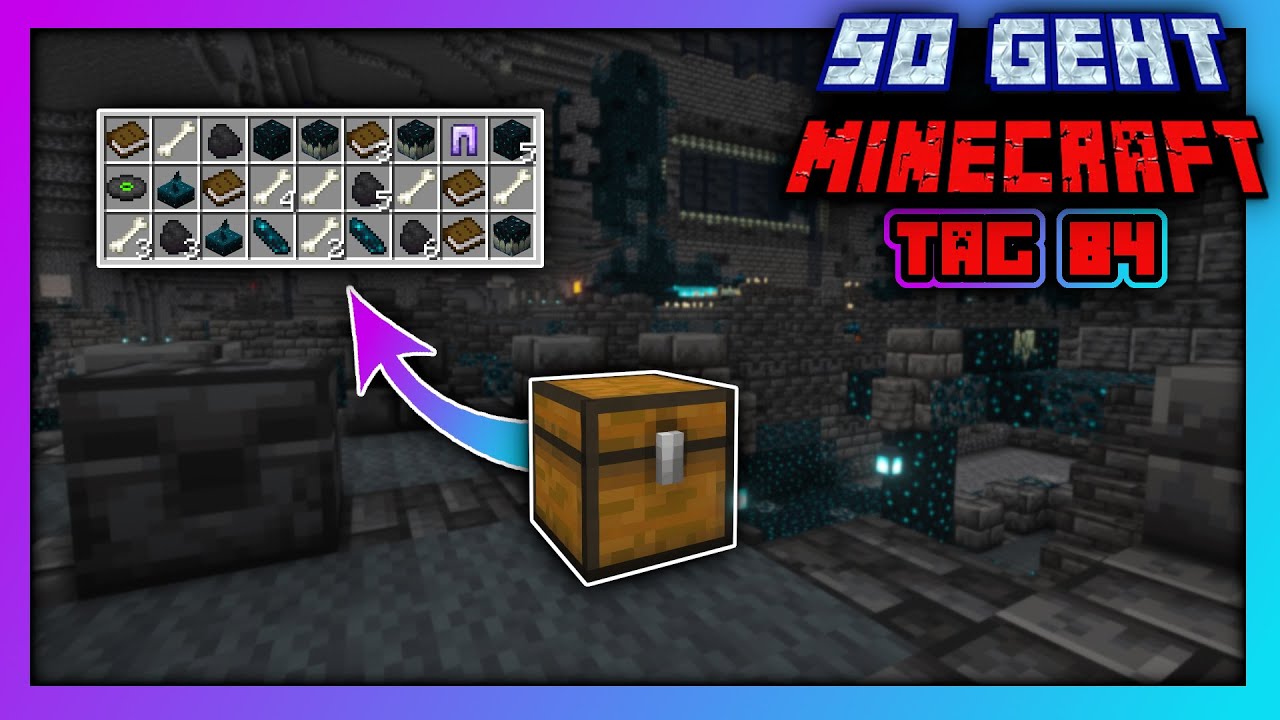 Wie lootet man Ancient Cities SICHER in Minecraft 1.21 🔸 So geht Minecraft - Tag 84