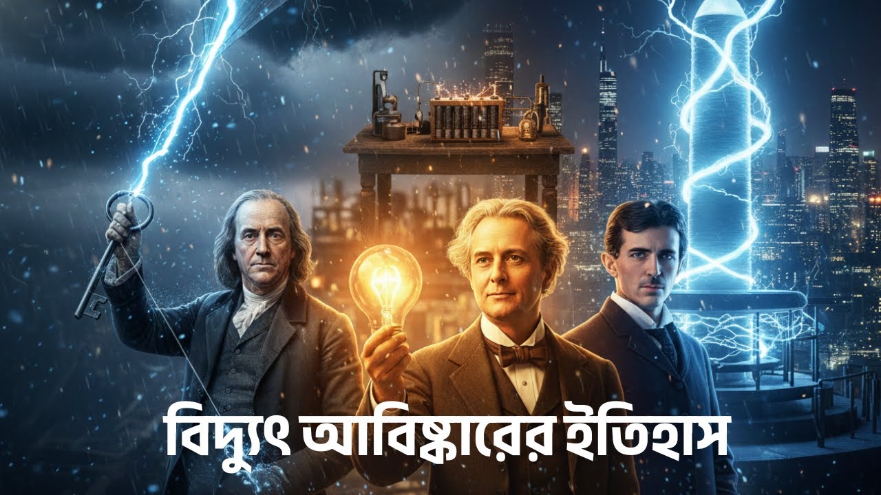 বিদ্যুৎ আবিষ্কারের ইতিহাস।কিভাবে বিদ্যুৎ আবিষ্কার হলো??  অজানাপথ