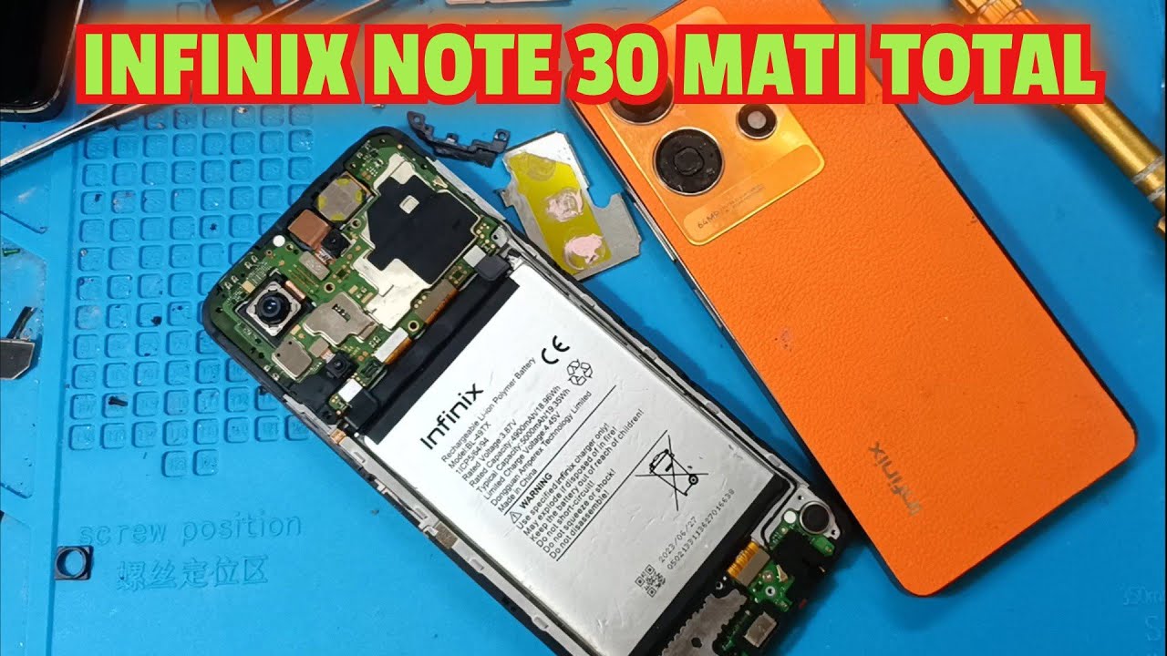 SERVIS HP INFINIX NOTE 30 MATI TOTAL