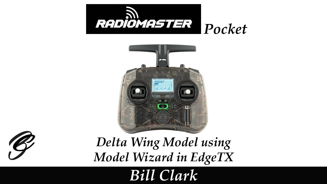 RadioMaster Pocket Setting up a Delta Wing - Model Wizard