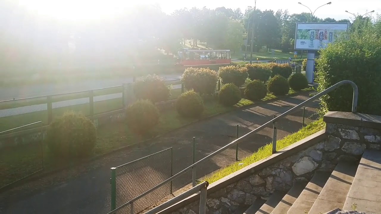 Tramwaje na ulicy Małobądzkiej w Będzinie (31.05.2019)
