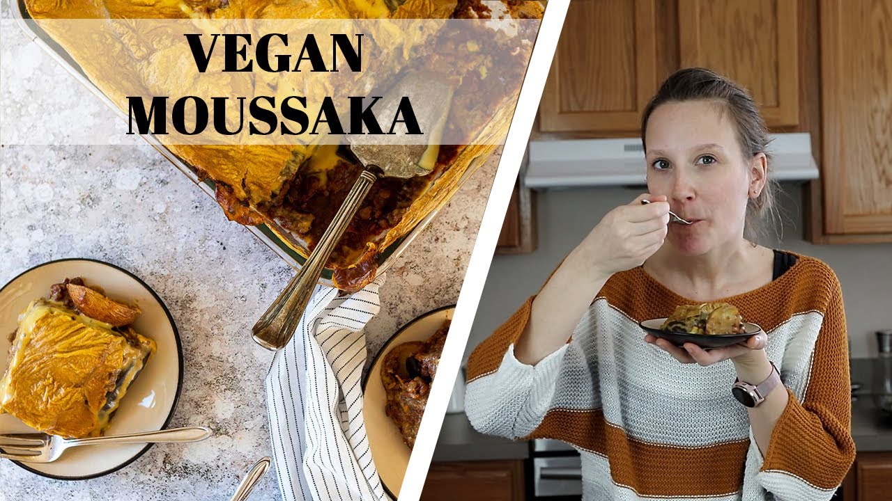 Vegan Moussaka Recipe with Lentils (Eggplant Casserole)