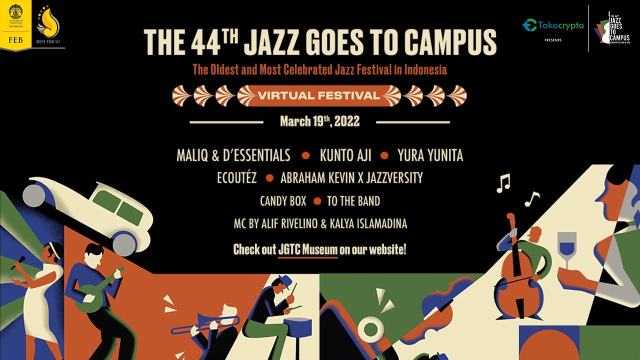 Tokocrypto Presents: The 44th Jazz Goes To Campus Virtual Festival