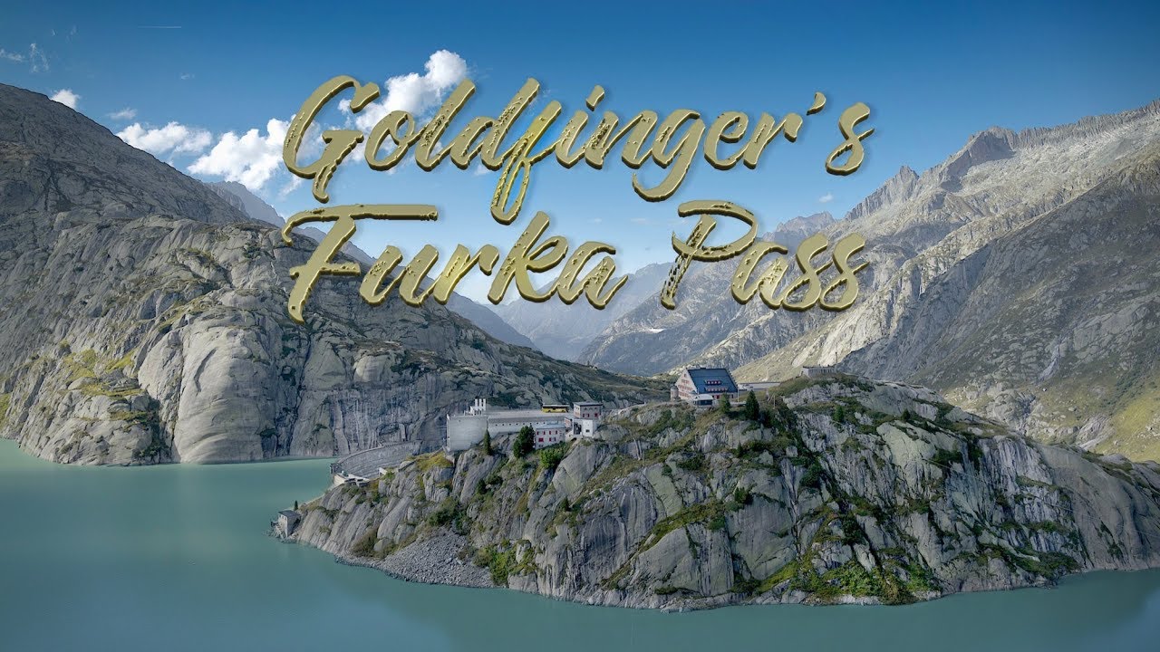 James Bond 007 Locations: Goldfinger's Furka Pass | 6K Drone Video UHD