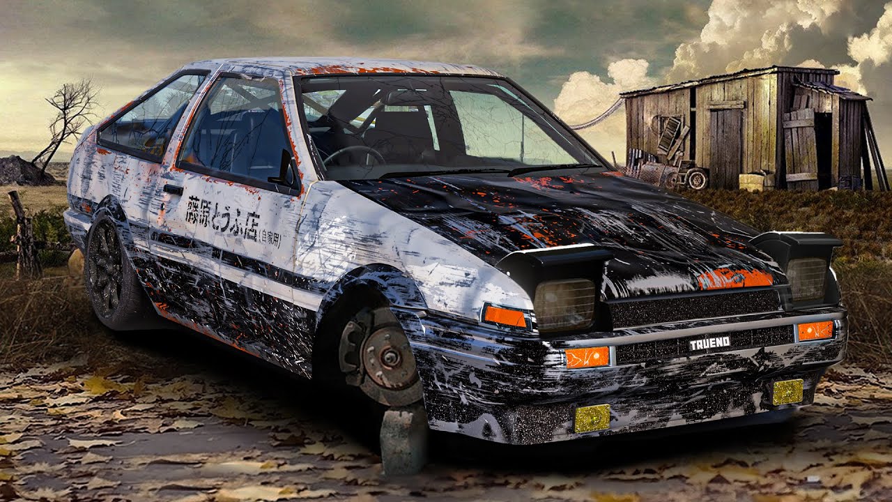 ENCONTREI O TOYOTA AE86 DO INITIAL D ABANDONADO NO FORZA HORIZON 5 (Restaurando Clássicos)