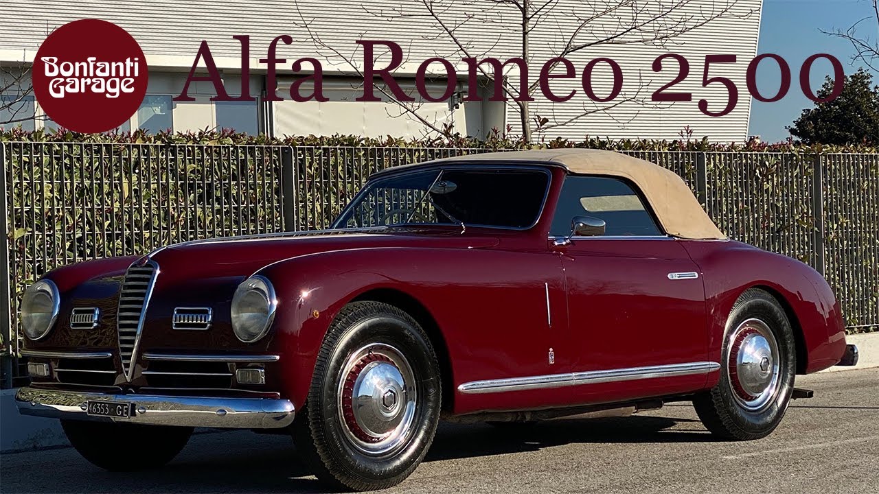 Alfa Romeo 6C 2500 SS Spider Pininfarina (1949) - Bonfanti Garage