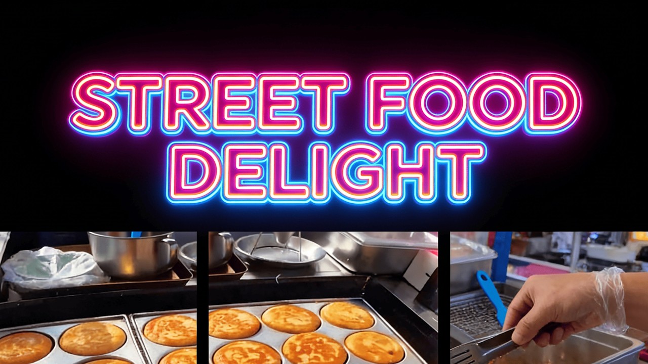 Delicious golden Chinese burger – profitable street stall snack!
