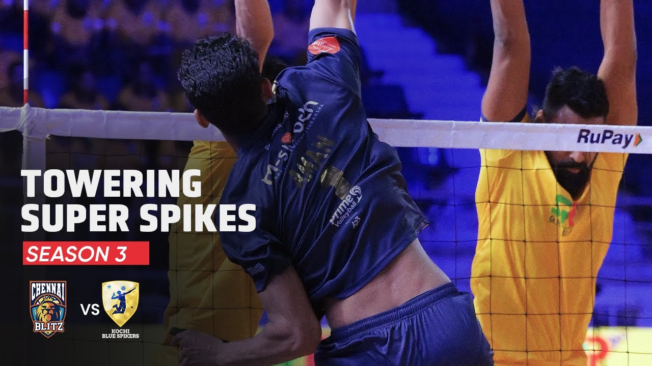 Super Spikes | Match 9 | Chennai Blitz vs Kochi Blue Spikers | PVL Season 3