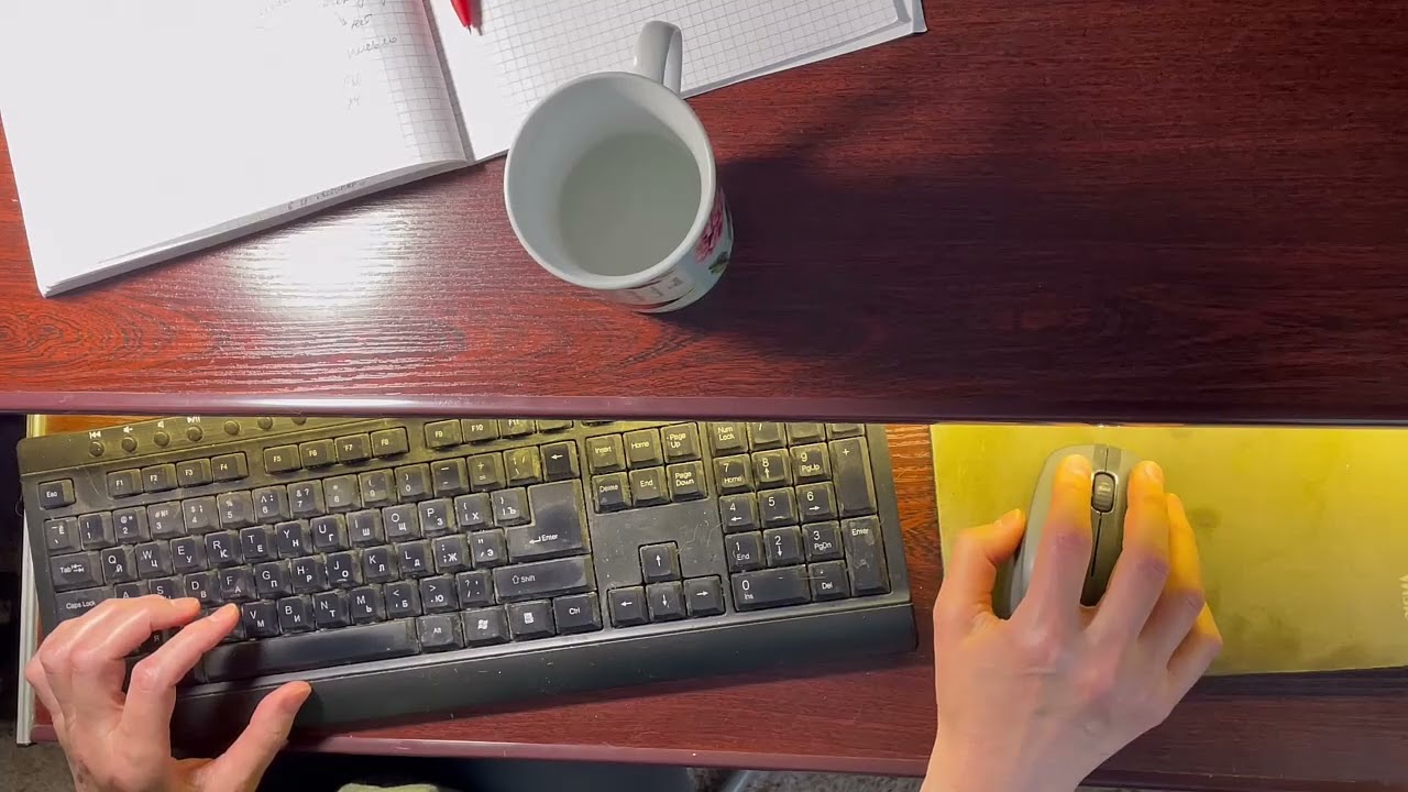 Real Office Work Sounds | Keyboard Typing & Mouse