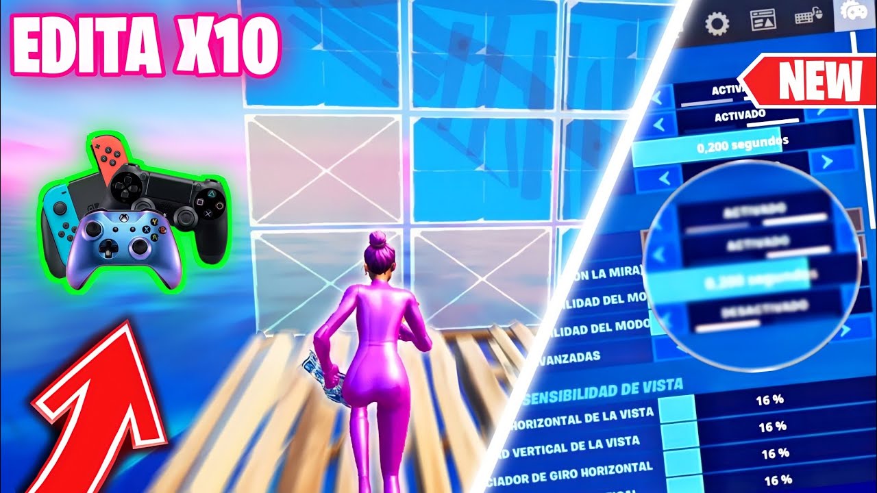 NUEVO 😳 Como *EDITAR Mas RAPIDO* en FORTNITE con MANDO (PS4/Ps5/XBOX/SWITCH) / Mejora tu edición ya