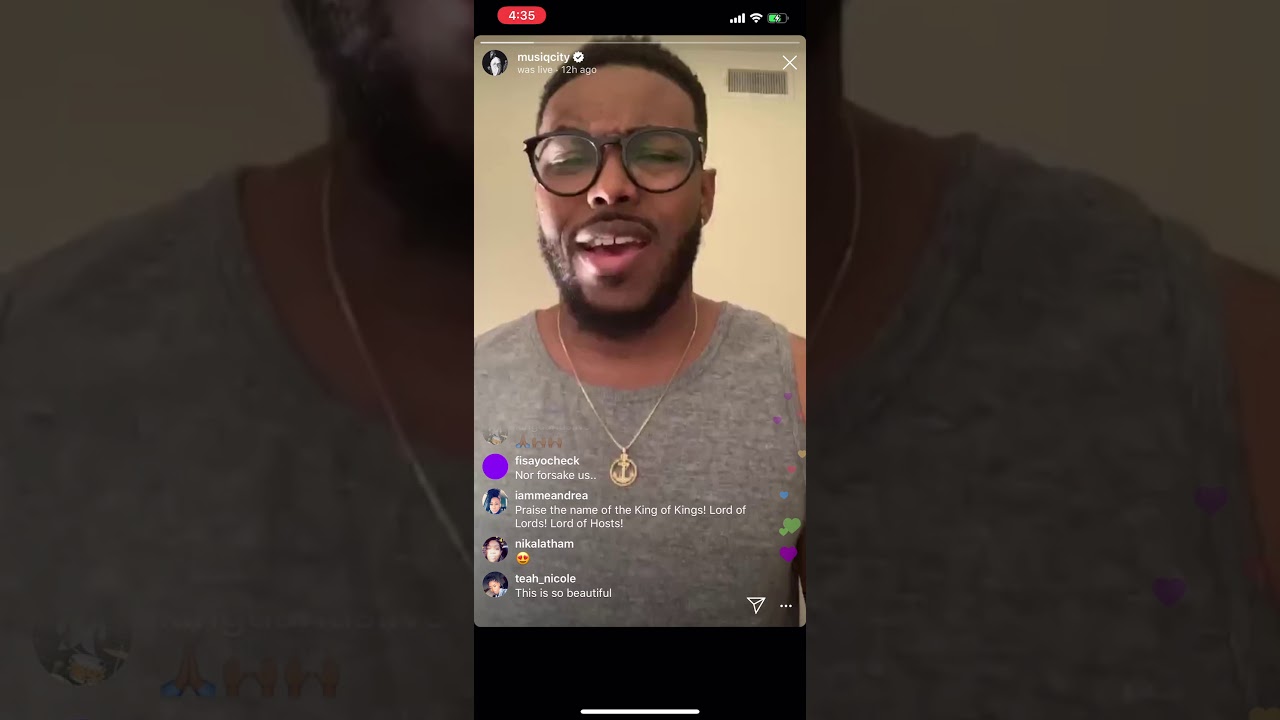 Darrel 'MusiqCity' Walls | Most Beautiful Medley | IG Live Worship