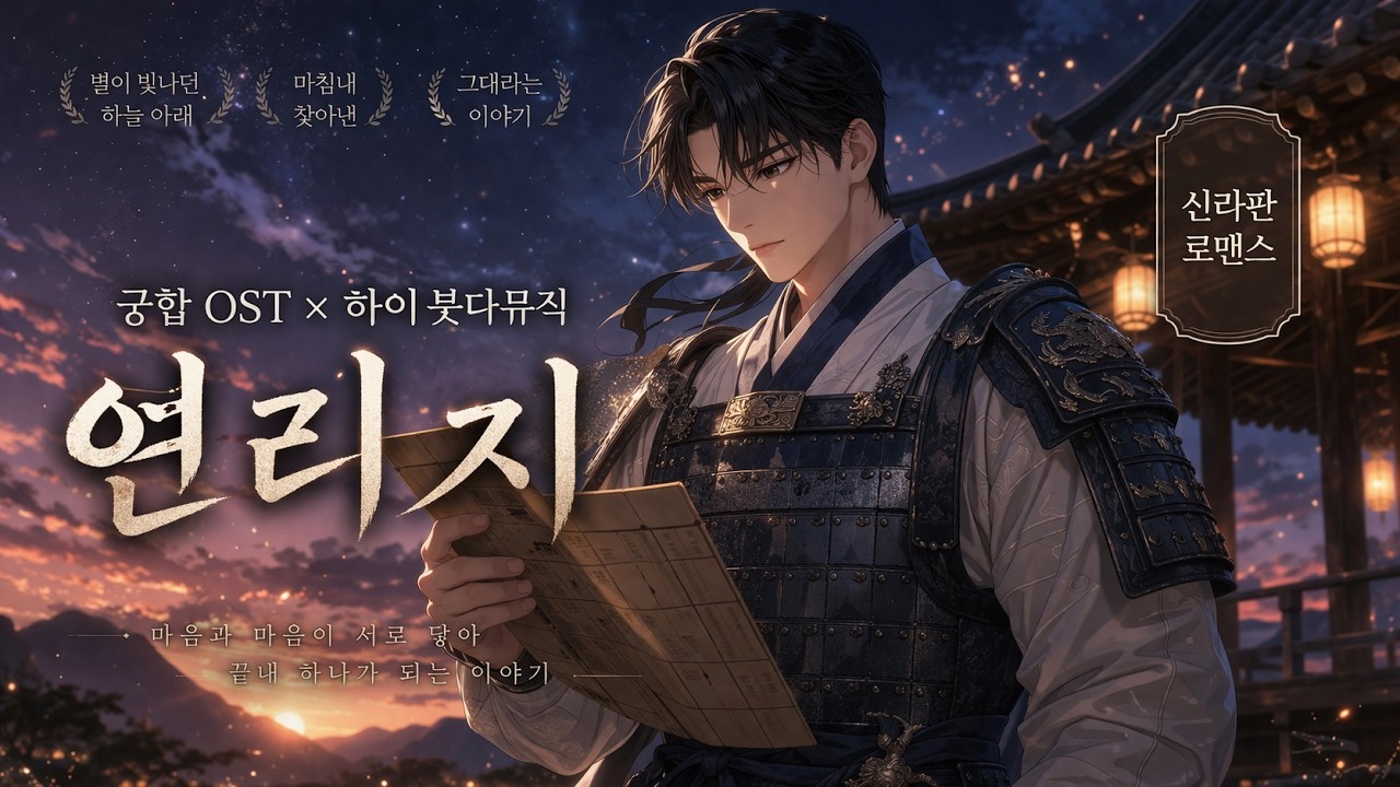 [불교 힐링 뮤비] 연리지(連理枝) &ndash; 화랑과 궁중악사 | 궁합 OST