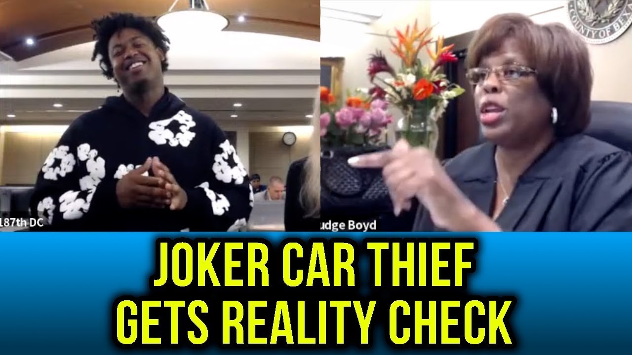 Judge Gives Convicted Car Thief a Harsh Reality Check