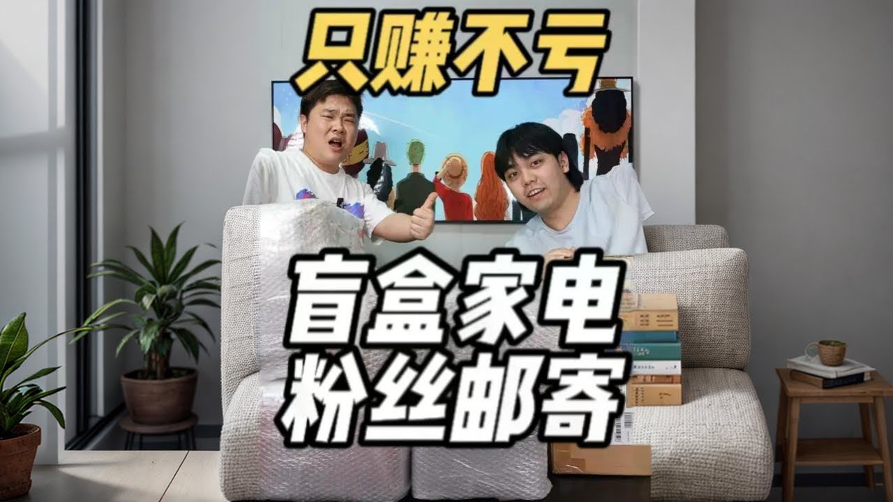 花500买粉丝家的家电盲盒，怎么着也该轮到我赚啦！ #便宜好吃的零食 #vlog日常 #家电盲盒
