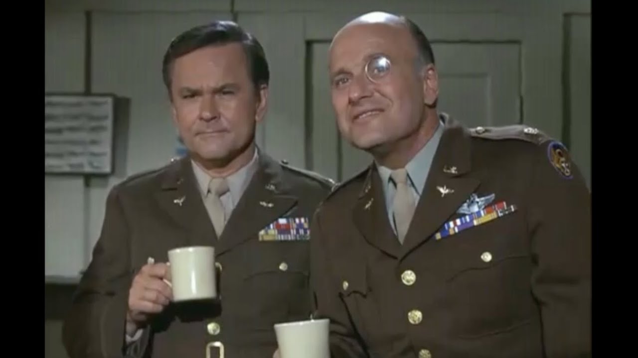 Hogan & Klink Steal a P-51 Mustang and Fly to Germany - Hogan's Heroes - 1971