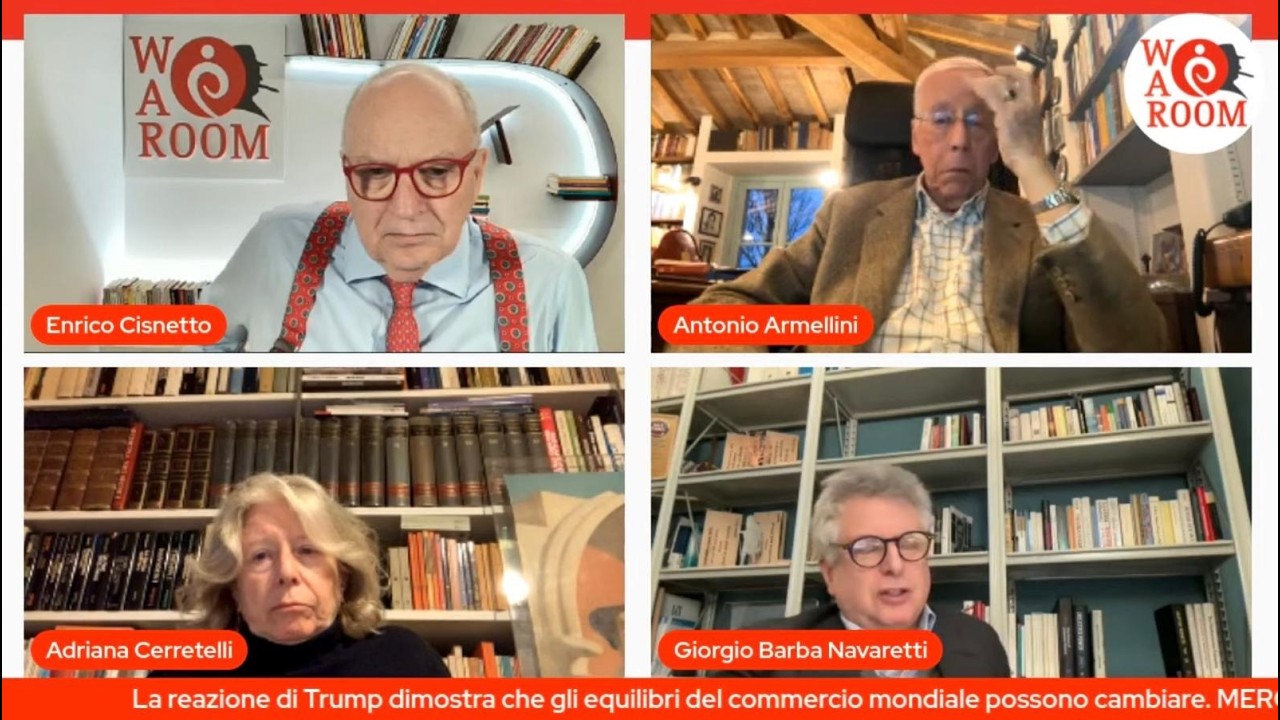 War Room di Enrico Cisnetto con Antonio Armellini, Giorgio Barba Navaretti e Adriana Cerretelli