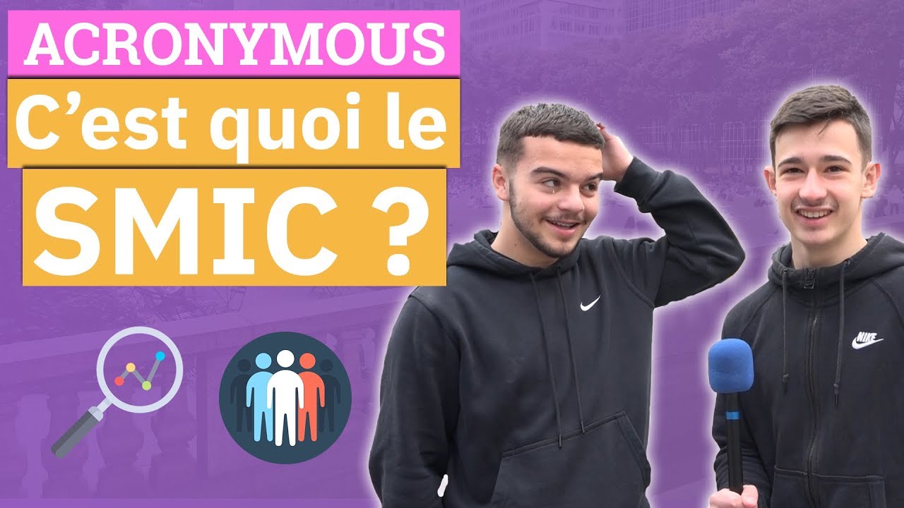 C'est quoi le SMIC ? Décryptage avec Acronymous