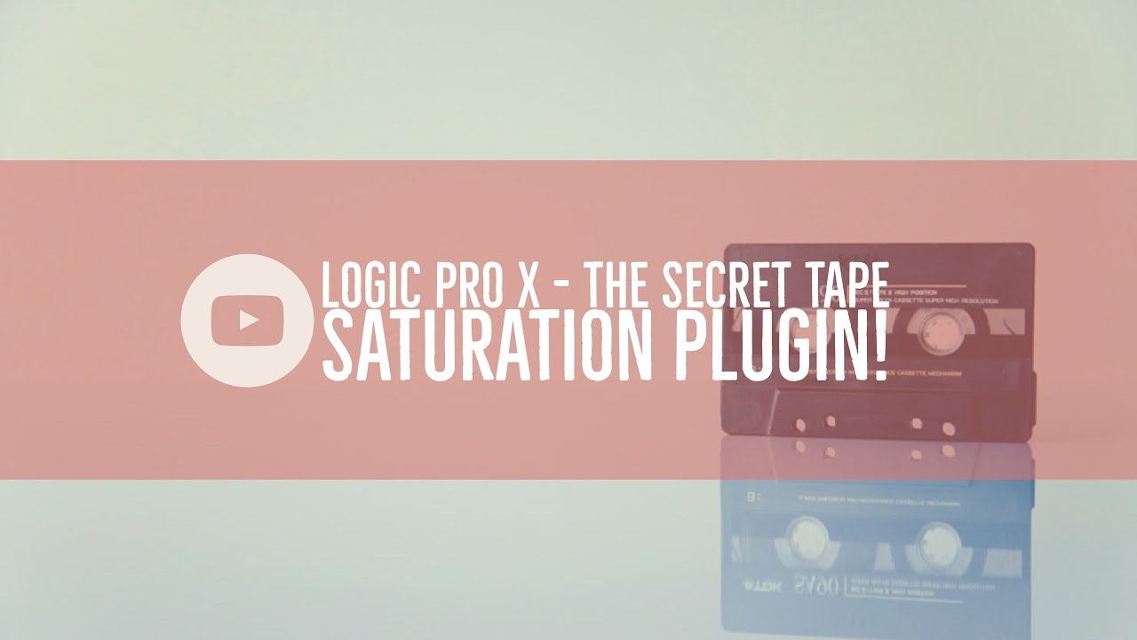 Logic Pro X - The secret Tape Saturation Plugin!