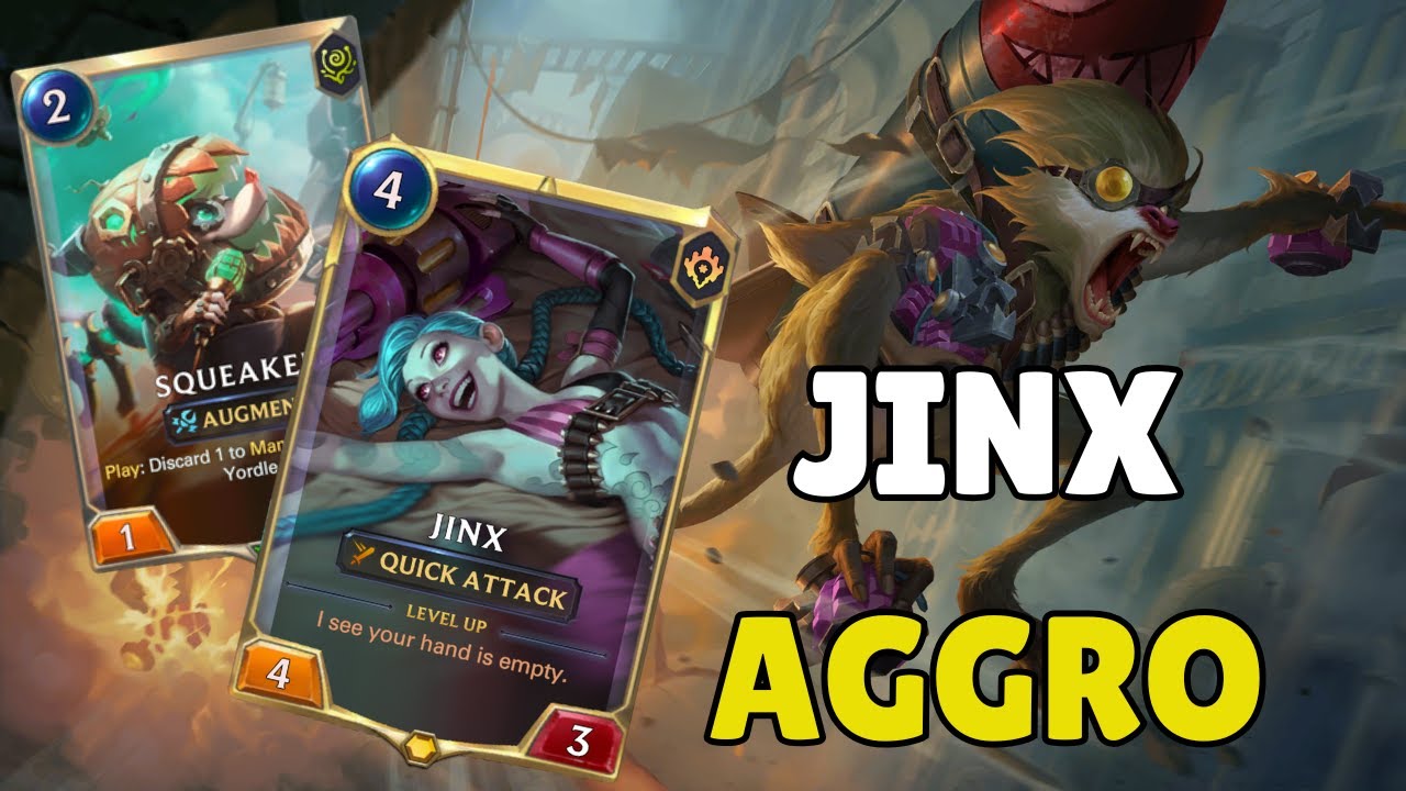 JINX Aggro is Back! Legends of Runeterra - Ranked Gameplay