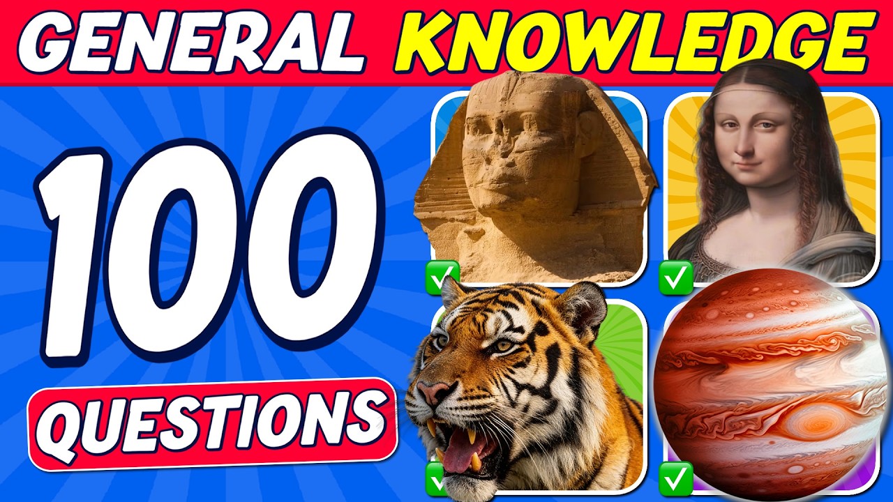 Викторина на общие знания | 100 вопросов, на которые должен знать каждый! 🤓 (Часть 3)